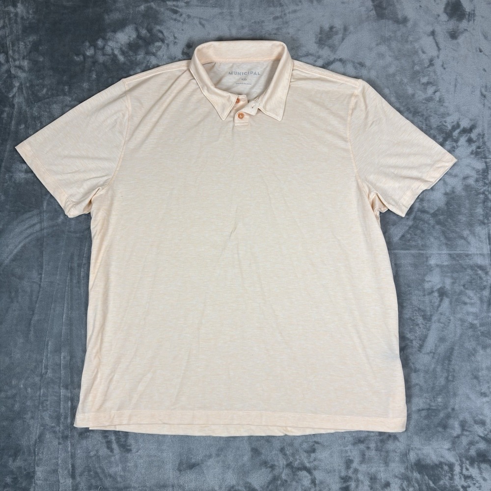 Municipal Golf Polo Shirt Mens 2XL Sport Utility Gear Performance Preppy